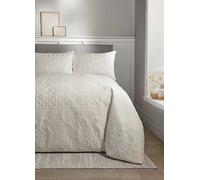 Serene Avery Stripe Duvet Cover Set - Natural Natural