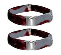 Serene Beat Adjustable Pet Collar for Small Medium Large Dogs & Cats, Reflective Strip for Night Safety, Soft Comfort Pad