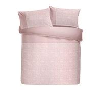 Serene Blossom Blush Duvet Cover and Pillowcase Set