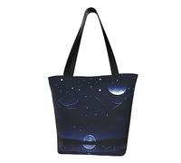 Serene blue night view Women's shoulder handbag, crossbody shoulder bag, weekend travel shopping shoulder bag