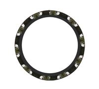 Serene Brown Bald Eagle Print Universal Fit Steering Wheel Sleeve, Anti Slip Breathable Car Grip, Easy Install 15in/38cm Cover