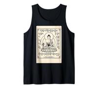 Serene Buddha Vintage Art for Mindfulness and Meditation Tank Top