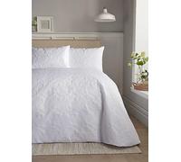 Serene Butterfly Garden Duvet Cover Set White
