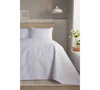 Serene - White Butterfly Embroidery Duvet Cover - Super King Bedding Size (260 x 220cm) - White Embossed Duvet Cover - Butterflies Bedding - Luxury Traditional Duvet - Butterfly Garden Collection
