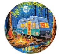 Serene Camper 1000 Piece Jigsaw Puzzle for Adults Forest Scene Brainteasing Jigsaws Challenge Games Fun Present & Activity 1000pcs (67.5x67.5cm)