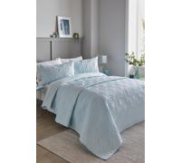 Serene 'Cavali' Pinsonic Microfibre Duvet Cover Set in Duck Egg Blue | Size: Super King Serene Duck Egg Blue Super King