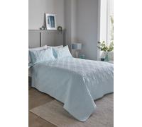 Serene Dreams & Drapes CVADEKHUPO Polyester Cavali Pinsonic Bedspread, Duck Egg, 200cm x 230cm