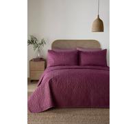 Serene Cavali Red Bedspread King - Geometric Minimalist Bedding - Pinsonic Polyester - Red Geometric Bedroom Decor