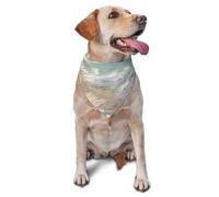 Serene Coastal Dog Bandana Pet Scarf Accessories for Small Medium Dogs Cats Photo Prop, Triangle Pet Bandanas Adjustable Puppy Bib Washable Dog Kerchief Puppy Neckerchief