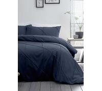 Serene Dart Navy Duvet Cover Set Navy