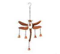 Serene Dragonfly Wind Chime with 6 Bells, Great for Creating a Relaxing Environment in Your Outdoor Spaces