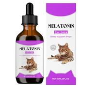 Serene - Feline Relaxation Liquid for Restfulness | Natural Formula with Dropper Applicator & Fast Acting Botanical Extract for Vet Visits, Moving, Fireworks and Loud Noises