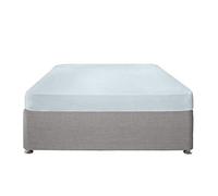 Serene Plain Dye Collection Easy Care Extra Deep Fitted Sheet, Duck Egg, Double