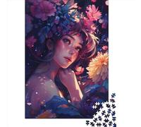 Serene_Floral_Dream 1000 Piece Jigsaw Puzzle for Adults-Puzzles Teenagers Paper Puzzles- Relax Puzzles Games-Brain Teaser Puzzle 1000pcs (38x26cm)