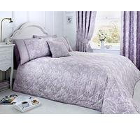 Serene - Jasmine - Easy Care Quilted Bedspread - 240x220cm | Lavender