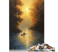Serene Kayak Journey Puzzles for Adults 1000 Piece Puzzle for Teenager Age 12 Years Up Christmas Eve Gifts 1000pcs (38x26cm)