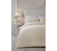 Serene - Natural Waffle Duvet Cover - Double Bedding Size (200 x 200cm) - Soft Touch - Luxury Bedding - Grid Pattern Textured Duvet Cover in Cream Natural - Square Puckered Bedding - Lindly Collection