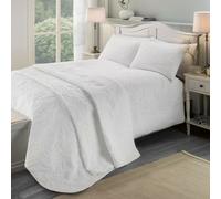 Serene Luana Floral Quilted Pinsonic Duvet Quilt Cover Bedding Set OR Bedspread