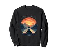 Serene Meditation in Nature Design Sweatshirt