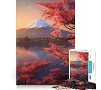 Serene Mount Fuji 1000 Piece Jigsaw Puzzle for Teenagers Logic Toy Group Play Precision Cut Thoughtful Gift (38x52cm)