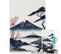 Serene Mount Fuji 1000 Piece Jigsaw Puzzles for Adults Jigsaw Think Toy Home Enjoy Fine Cut Santa Wish Gift (50x75cm)