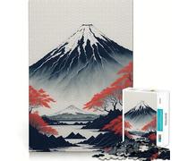 Serene Mount Fuji for Adults 1000 Piece Jigsaw Puzzle Mind Exercise Toy Family Joy Precision Cut Lovely Gift (38x26cm)