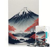 Serene Mount Fuji Puzzle for Teenagers 1000 Pieces Mind Exercise Toy Gentle Relax Design Assembly Xmas Surprise (50x75cm)