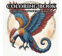 serene nature: adult colouring book: The things that you can see in the nature
