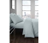 Serene - Duck Egg Fitted Sheet - 32cm Deep - King Size Bedding (200 x 150 x 32cm) - Soft Polycotton - Elastic Corners - Duck Egg Bedding - Duck Egg Bed Sheets - Washable Bedding & Linen in Duck Egg