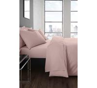 Serene 'Plain Dyed' Soft Touch 32cm Fitted Bed Sheet in Light Pink | Size: Single Serene Light Pink Single