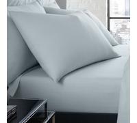 Serene Plain Dyed Soft Touch Pair Of Duck Egg Housewife Pillowcases