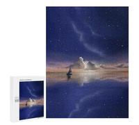 Serene Sailboat Twilight - Decorative Jigsaw for Grown-Ups, 500 PCS, Winter Gift - for A Rewarding Weekend Challenge