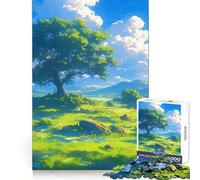 Serene Sky Giants 1000 Piece Jigsaws for Teenagers Puzzle Reason Skill Toy Mental Relax Exact Cut (38x26cm)