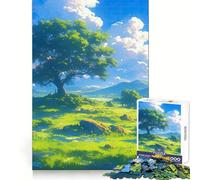 Serene Sky Giants 1000 Pieces Jigsaw Puzzles for Adults Memory Boost Home Pastime Image Assembly Wall Art Decor (50x75cm)