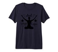 Serene Sunrise Flow and Yoga Coffee Vibes Premium T-Shirt