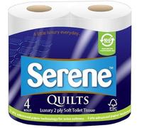 Serene Toilet Roll, 2-Ply, 10x4 Packs (40 Rolls) 23.6 Meters PER ROLL