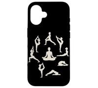 Serene Yoga Poses Meditation Case for iPhone 16