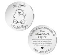 SereneGLow Easter Basket Stuffers Pocket Hug Gifts for Him Her Graduation Birthday Boyfriend Girfriend Dad Mom Son Daughter, Congratulations Graduate the Adventure Begins Behind You, All Your Memories