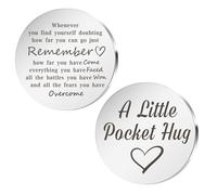 SereneGLow Valentines Day Gifts for Him Birthday Gifts for Men Pocket Hugs Class Gift for Pupils Sobriety Friend Class Good Luck Gift Cheer up Graduation Christmas