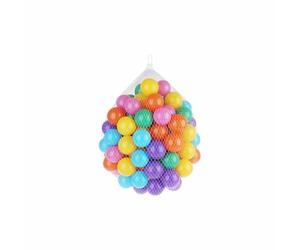 SereneHub 100 Multicoloured Plastic Play Balls for Kids - Set for Ball Pits, Pools, Bouncy Castles, Therapy, and Nurseries