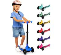 SereneLife 3 Wheel Kids Scooter, Kick Scooter with/without Foldable Seat