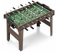 SereneLife 4ft Football Table 48 Inch Game Table for Home Game Room Kids Adults - Compact Foosball Table with Steel Rods and 2 Balls