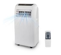 SereneLife Air Conditioning Unit Portable Air Conditioner 9,000 BTU, 4-in-1 Dehumidifier, Powerful Mobile Cooling Fan, Remote Control, Window Kit,24 Hour Timer for Room Up to 450sq.ft Energy Class A+