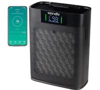 SereneLife Air Purifier for Home - Smart Room Air Purifier with Sleep and Automatic Modes, WiFi and App Control, Ultra Quiet, Removes Dust, Pet Hair and Odor for Large Rooms up to 100 m² (Black)
