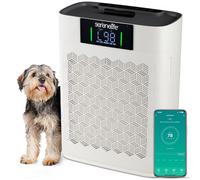 SereneLife Air Purifier for Home - Smart Room Air Purifier with Sleep and Automatic Modes, WiFi and App Control, Ultra Quiet, Removes Dust, Pet Hair and Odor for Large Rooms up to 100 m² (White)