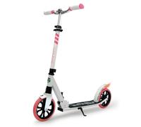SereneLife City Scooter, Stable, Height Adjustable, Foldable, with Carry Strap, Stand and Pedal Brake, for Children and Adults up to 100 kg, Pink