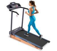 SereneLife Folding Treadmill, Electric Walking Pad with 4 Level Incline, LCD Screen, Exercise Machine for Home/ Office/Gym, Bluetooth Connectivity
