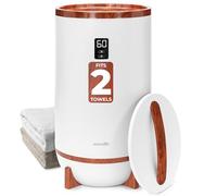 SereneLife Single Touch Towel & Blanket Warmer with Fragrant Disc Holder and LED Ring, ABS, Red, One Size
