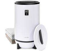 SereneLife Hot Towel Warmer Bucket w/ Customized Fragrance for Bathroom and Spa, Luxury Towel Heater Gift for Him or Her, Auto Shut Off, LED Display, Fits 2 Large Towels, Blankets, Bathrobes - Black
