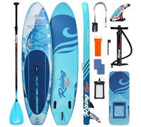 SereneLife Inflatable Stand Up Paddle Board, SUP Board- Paddleboards for Adults and Youth, Surfing Board Kit, 0.63cm Thick Standup Paddleboarding, Non-Slip Deck, Wide Stance, Surf Control w/Backpack